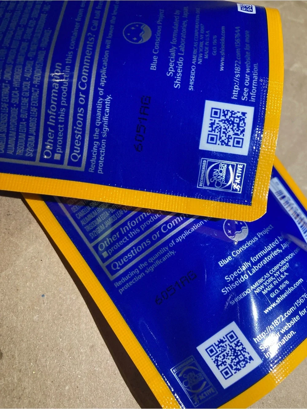 2 x shiseido ultimate sun protector cream SPF 50+